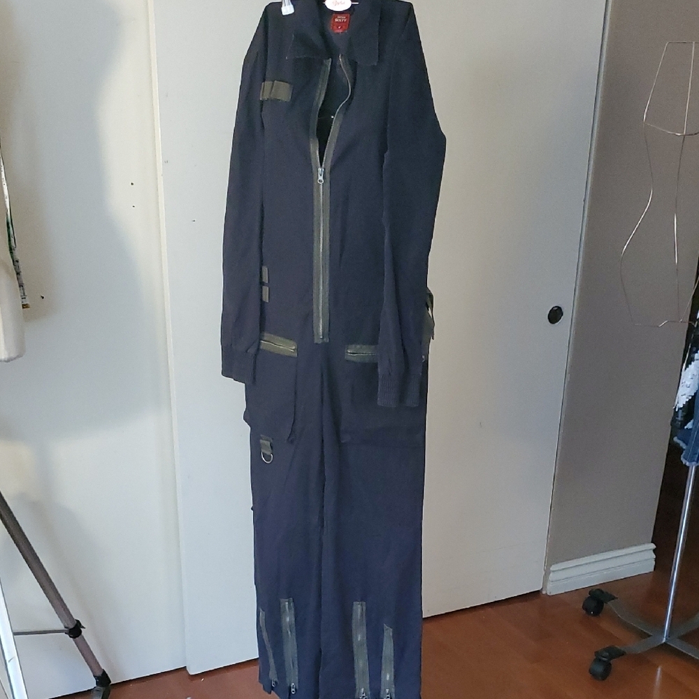 Miss Sixty Navy Zip-Front Trench Coat - Picture 4 of 8